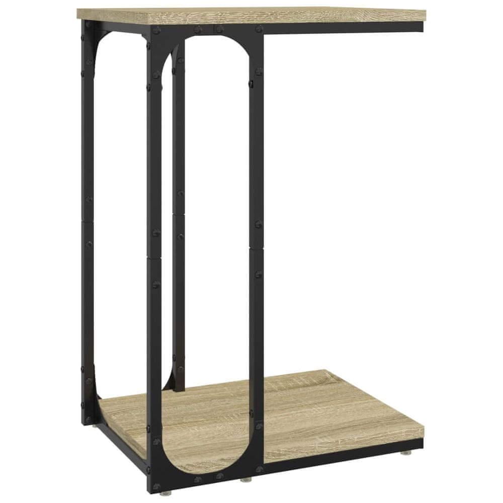 Vidaxl Bočný stolík dub sonoma 40x30x60 cm spracované drevo